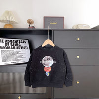 Planets sweat shirt- black