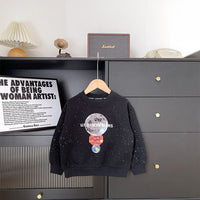 Planets sweat shirt- black