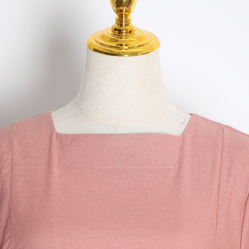 Beautiful cotton wrap dress