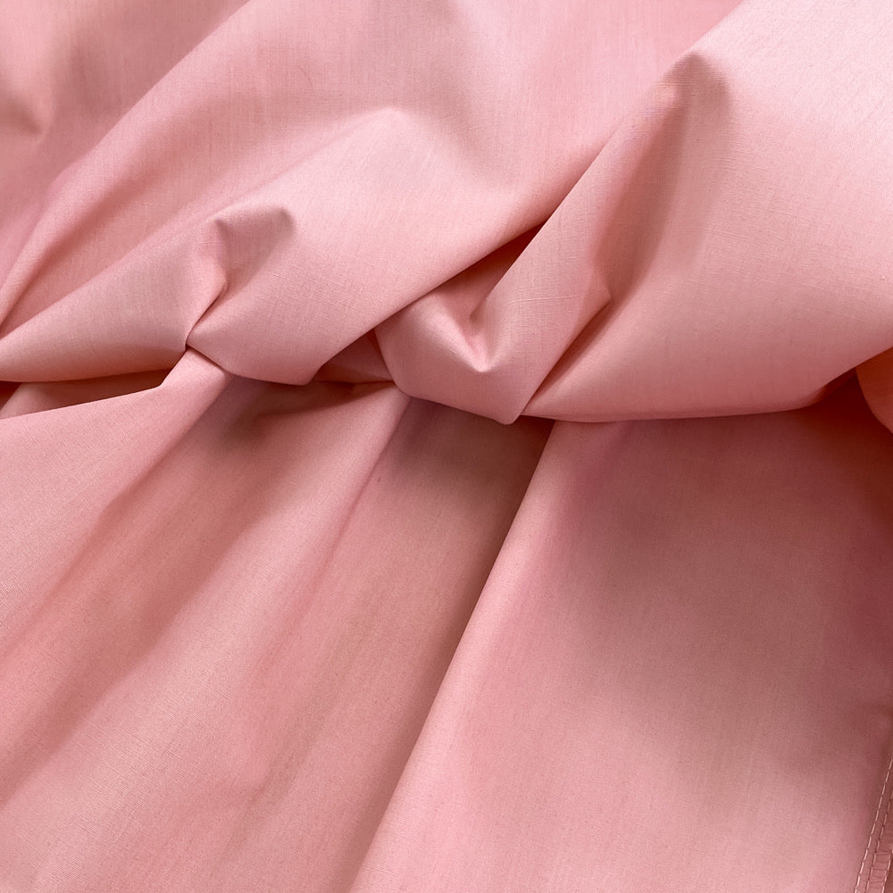 Strapless smocked bodice solid colour midi dress