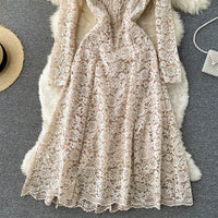 Sweet charming X line lace dress