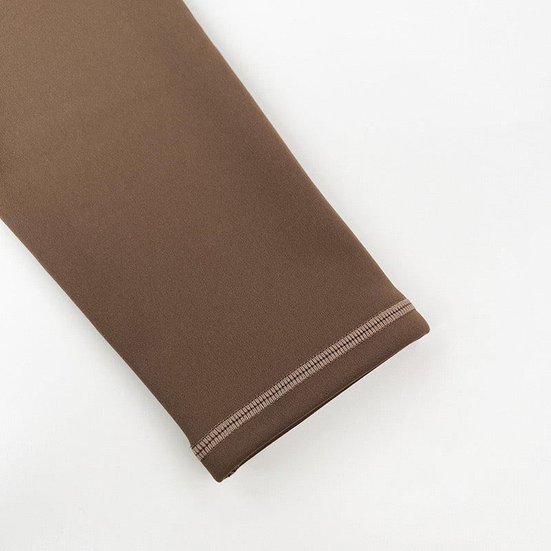 Thick fleece lined yoga pants
