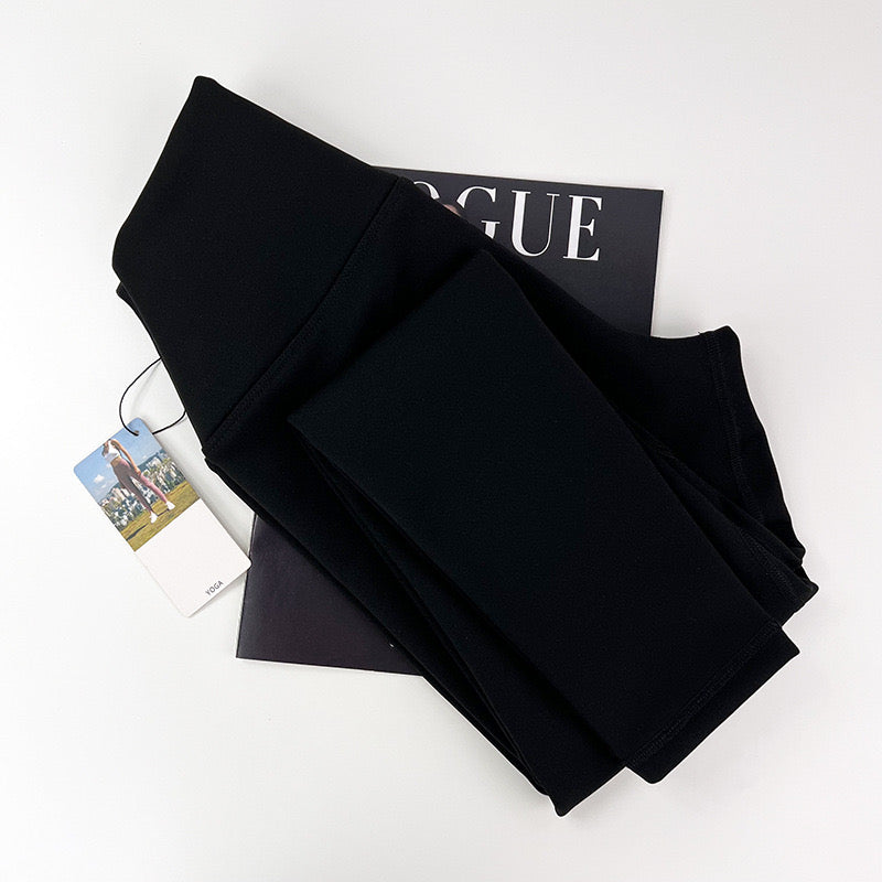 Thick fleece lined yoga pants