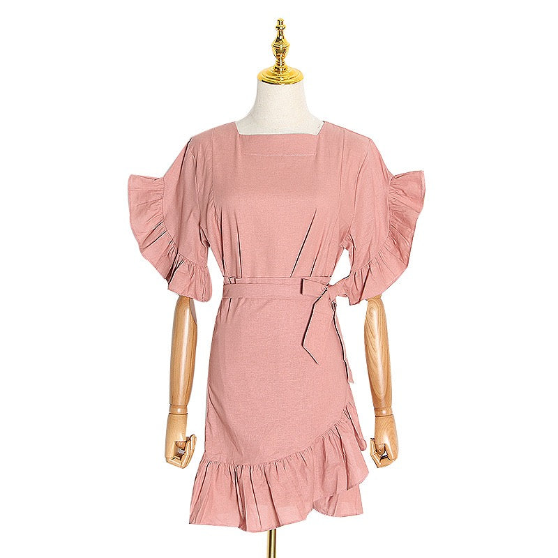 Beautiful cotton wrap dress