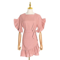 Beautiful cotton wrap dress