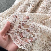 Sweet charming X line lace dress
