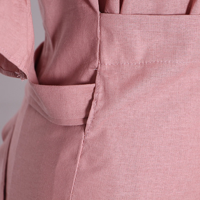 Beautiful cotton wrap dress