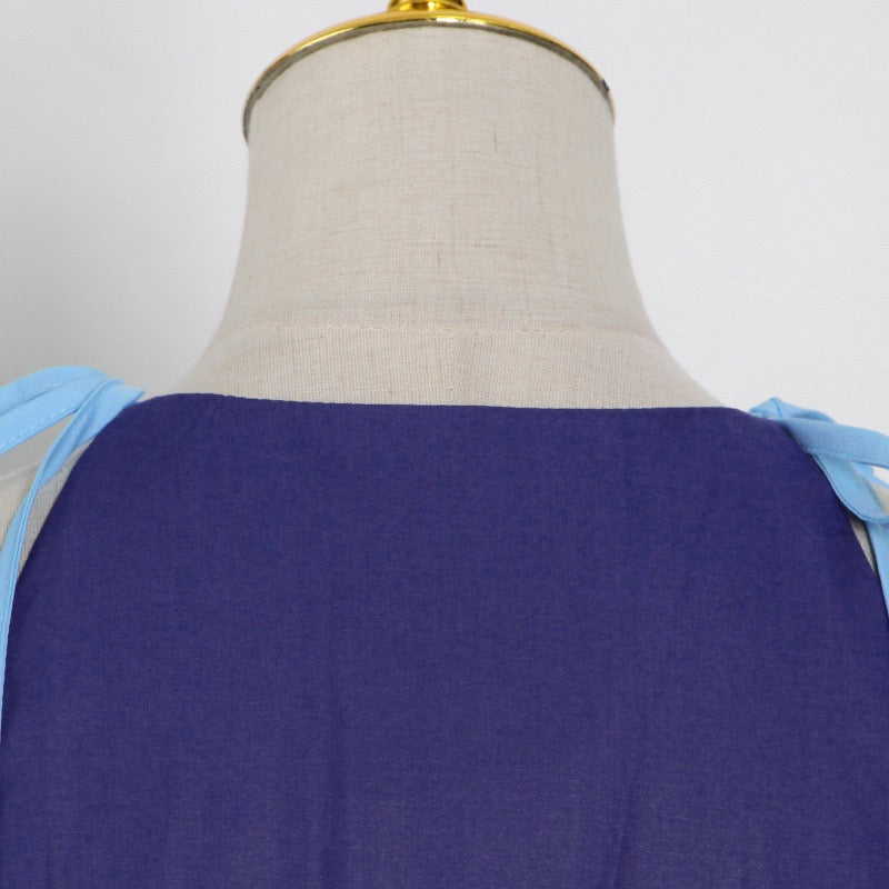Halter tie shoulder cut out tiered maxi dress
