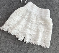 Embroidery lace halter 2 pieces swimming set