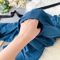 Off shoulder waist tie ruffle jumpsuit