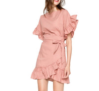 Beautiful cotton wrap dress