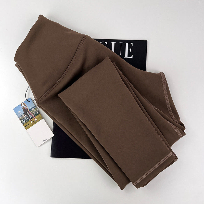 Thick fleece lined yoga pants