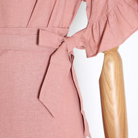 Beautiful cotton wrap dress