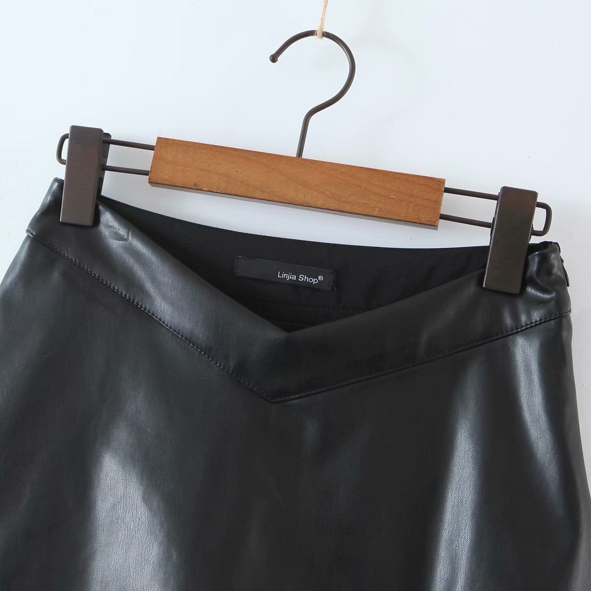 Leather look Alicia skirt