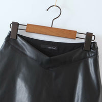 Leather look Alicia skirt