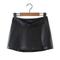 Leather look Alicia skirt