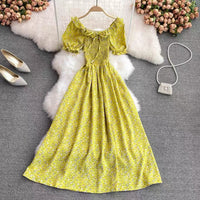 Off shoulder shirred bodice floral maxi dress