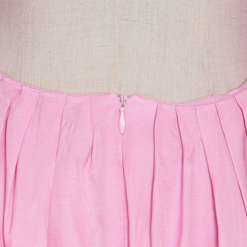 Flowy square neck back bowknot maxi dress
