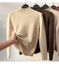 Crew neck fleece sweater