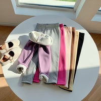 Fleece line legging for baby girls