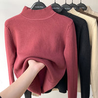 Crew neck fleece sweater