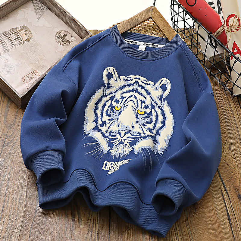 Tiger print sweater