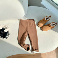 Fleece line legging for baby girls
