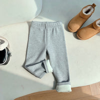 Fleece line legging for baby girls