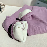 Fleece line legging for baby girls