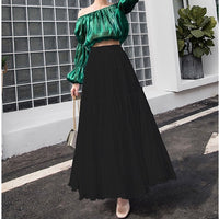 Tiered maxi skirt