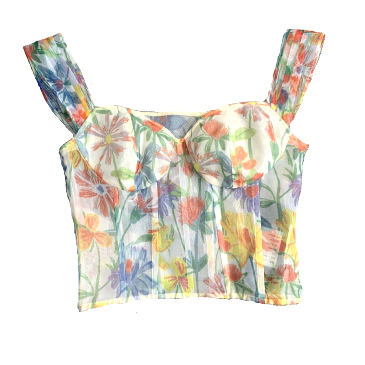 Floral croptop