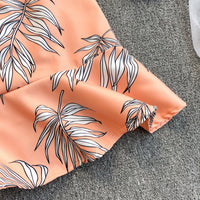 Tropical vibes Ruffle mini dress