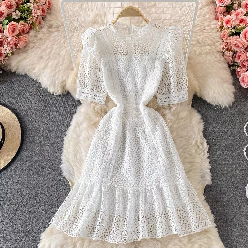 Classic lace A line dress