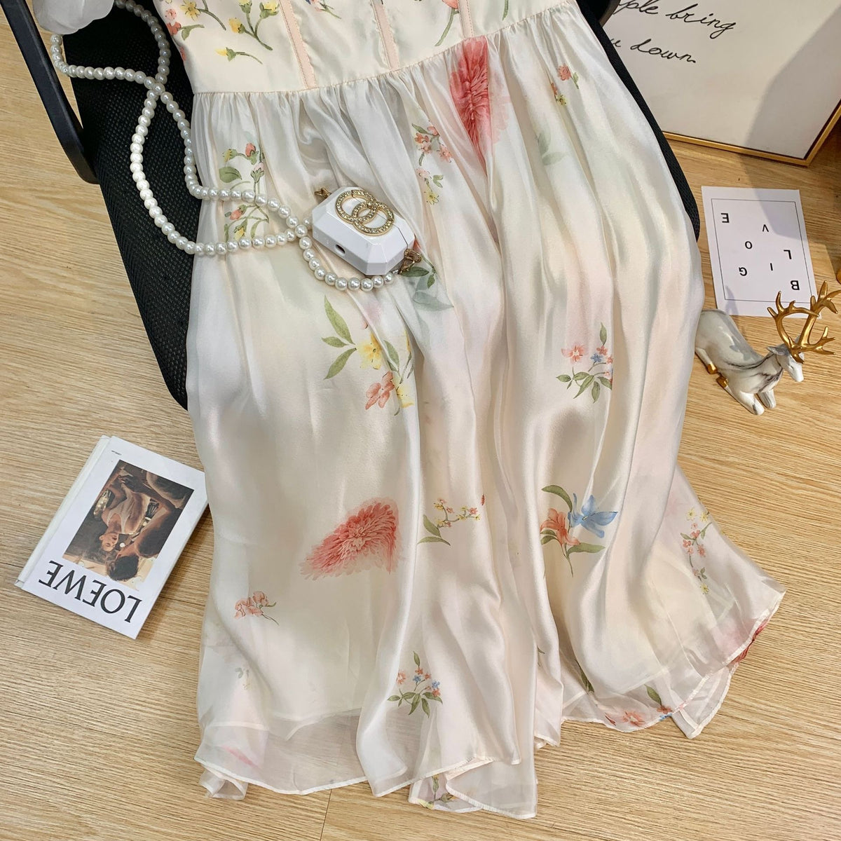 Floret princess midi dress