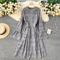 Endless lace A line midi dress