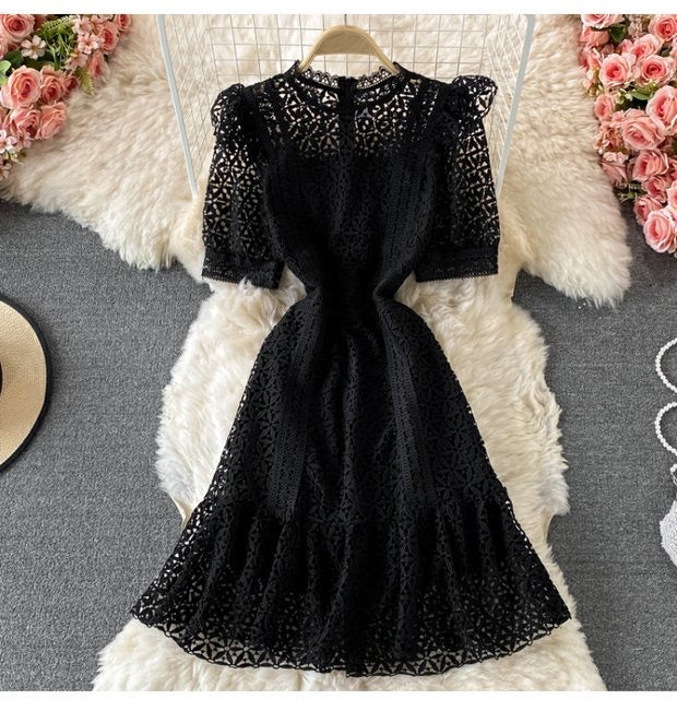 Classic lace A line dress